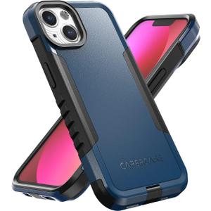 Rugged Shockproof Case for iPhone 13 6.1 inch (2021), [Military Grade Anti-Drop] Heavy-Duty Tough Slim Fit Lightweight Protective Phone Case, Blue