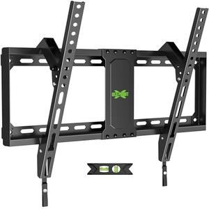 USX MOUNT Tilting TV Wall Mount for Most 37"-90" Flat Curved Screen Television, TV Bracket with Max VESA 600x400mm up to 132lbs, Low Profile Tilt Mount for 16", 24" Stud