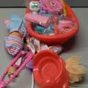 Baby Doll Care Toys, 30PCS Baby Dolls Bath Set & Doctor Kit, Pretend Play Baby Doll Set, Incl Bathtub, Bathrobe, ECG, Thermometer, Toddlers Toys Gifts for Age 3 4 5 6 Year Old Girls