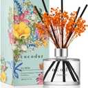 COCODOR Preserved Flower Reed Diffuser/Cedar Wood/6.7oz/1Pack / Home Fragrance Scent Essential Oil Stick Diffuser for Bedroom Bathroom Home Dcor