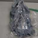 Mandonce Denim Romper for Women Off the Shoulder Halter V Neck Distressed Stretchy Jean Shorts Bodycon Jumpsuit with Belt (Medium, 1-blue)