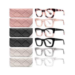 CCVOO Stylish Reading Glasses for Women, Eyeglasses, Blue Light Readers for Women, Computer Eye Glasses, Cheaters,+3.5