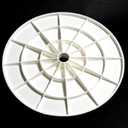 Swimming Pool Skimmer Cover Debris Canister Deck Lid 9 1/8" Inch Skimmer Valve Replacement Lid (White)