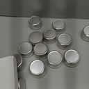 24 Pack 4 oz Aluminum Balm Tins For Pill Storage, Jar Containers with Screw Thread Lid for Lip Balm, Cosmetic, Salve, Aluminum Tin Cans Containers for Candle Making