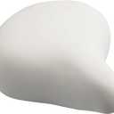 AVASTA Kids Bicycle Saddle for Girls & Boys Waterproof Wide Soft Bike Cushion Dual Shock Absorbing Fit for 20 24 26 inch Mountain Road Bike (White)