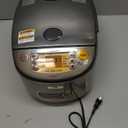 Zojirushi NP-HCC18XH Induction Heating System Rice Cooker and Warmer, 1.8 L, Stainless Dark Gray