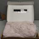 Ling's moment 9FT Blush Chiffon Table Skirt Recycle Use Extra Long Sheer Tablecloth for Backyard Wedding Reception Decorations Birthday Party Cake Dessert Decor