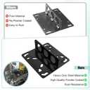 W41034 Engine Stand, Engine Lift Plate, 1/2 Ton (1,000 Lbs.) Capacity Universal Engine Lift Plate (Black)