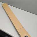 CHICOLOGY Mini Blinds for Indoor Windows  34"W x 48"H, Cappuccino Horizontal Vinyl Blinds | Cordless | Easy to Install | Sleek Low-Profile Fit for Doors, Offices, Kitchens & Apartments