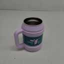 REDUCE Reusable 50 oz Cold1 Water Tumbler – Ergonomic Handle – Double-Wall Insulation – Sturdy Desktop/Tabletop Mug with Lid and Straw – BPA-Free – Stainless Steel for Gym, Home, or Office– Lilac Bud