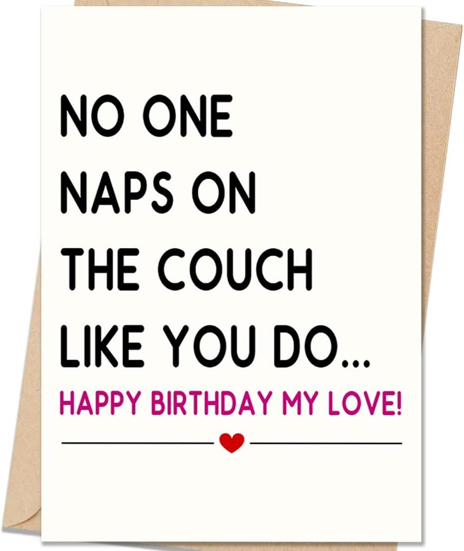 3 x Birthday Card Gifts for Husband Wife Men Women