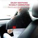 Comfytemp 12V/24V Car Electric Blanket for Back, 4 Heat Settings, 11Auto-Off, Portable Mini Travel Blanket for Neck, Shoulders, Hip, Waist, Truck, SUV, 12" x 24" Washable for Drivers Women Men Winter