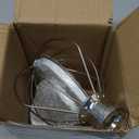 Stand Mixer Attachments for Kitchen Aid Accessories -3-Piece Kitchen Aid Mixer Kit -K45WW Wire Whip/ K45DH Dough Hook /K45B Coated Flat Blade Paddle with Scraper -Stainless Steel by TOMOON