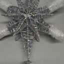 Kurt S. Adler D3347 Treetop, Silver, 15.5 inch