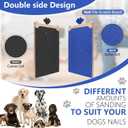 Falatier Dog Scratch Board Large Scratching Pad Multi-Functional Trimming Tool Alternative to Dog Nail Clippers and Pet Grinders Pet Nails Care for Dogs&Cats,Interactive Grooming Tool