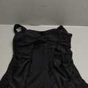 B2prity Women's Tankini Swimsuit Tummy Control Ruched Two Piece Bathing Suit Push Up Modest Swim Suits with Shorts Black. Size L