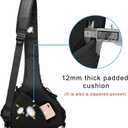 CADeN Camera Bag Sling Backpack Camera Case Waterproof with Rain Cover Tripod Holder, Compatible for DSLR/SLR Mirrorless Cameras (Canon Nikon Sony Pentax) and Accessories Black