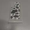 Hungo Compatible for Samsung Galaxy S25 Edge Case for Women Girls Design Cute, Girly for Women Girls Skin Cow Print