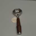 KNODOS 58mm Bottomless Portafilter for E61 Group Head | Professional BaristaGrade Naked Portafilter | Compatible with Rocket, Lelit, Ascaso, Profitec, ECM, Flair 58 & More (Walnut)