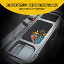 Underseat Storage Box Compatible with 2015-2021 Polaris Ranger 500/570 Mid-Size Accessories Under Seat Storage Bin Set Organizer Tray 50" Wide (fits: PRO-FIT Cage Model, 3PCS)
