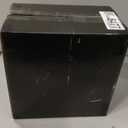 Morejoy 100Pcs Brown Plastic Plates, Clear Coffe Disposable Plates With Gold Rim,Heavy-Duty Brown Plates, Gold Dinnerware Set Include 50 Dessert-plates,50 Dinner-plates for Party & Christmas