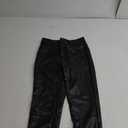 Women's Black Faux Leather Pants – Size S – Stylish Slim Fit