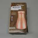 Handmade Pure Copper Carafe Pitcher with Lid 40oz, Hammered Copper Water Bottle for Ayurvedic Health Benefits, Wide Mouth Vessel
