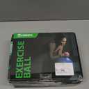 URBNFit Exercise Ball - Yoga Ball for Workout Pregnancy Stability - AntiBurst Swiss Balance Ball w/ Pump - Fitness Ball Chair for Office, Home Gym (L (24" - 26") 65cm, Purple)