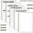 3 x 2026 Planner, Weekly and Monthly Calendar Academic Planner, Jan 2026 - Dec 2026, Planning Agenda Book for Desk Accessories and School Supplies - A5 (6.3'' x 8.5'')