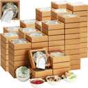 Teenyyou 80 Pack Wedding Favors for Guests Small Ceramic Bowls Bulk Gifts Set 3.3 Inch Sage Green Verdure Design Mini Dipping Bowl Sauce Dish with Cards Box for Party Shower Favor Souvenir, 3.35 inches in diameter. 1.38 inches in height