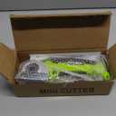 SnapFresh Cordless Electric Scissors, 4V Electric Mini Box Cutter, Carpet & Cardboard Cutter Tool with a Replacement Blade/Charger, Rotary Cutter for Cardboard Packages Leather Plastic （Green）