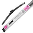 Trapo - 24” Hydrophobic Front Windshield Wiper Blade - Universal Fit for Most Vehicles - Durable & Silicone - Strong Water-Repellent Coating - Prevents Water Build-Up - Quick & Easy Install - 1 Blade