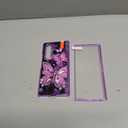 Hekodonk for Galaxy Z Fold 7 Case,[Compatible with MagSafe][Glow in The Dark][Front Screen Protector][Stand][Hinge Protection],Slim Fit for Women Girls for Samsung Galaxy Z Fold 7,All Purple