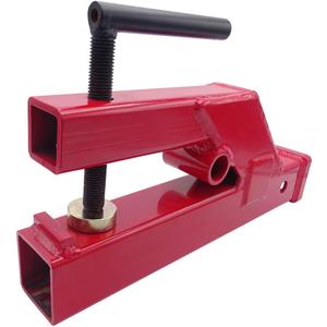 WSays Clamp On Trailer 2" Mount Receiver Hitch Compatible with Deere Bobcat Tractor Bucket Skid Steer