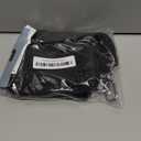 YDF The Iris Wallet for Women Mini Zip Card Case with Clear ID Window Zipper Coin Purse Lightweight Portable Keychain Wallet (Black)