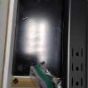 Single LCD Computer Monitor Free-Standing Desk Stand Mount Riser for 13 inch to 32 inch screen with Swivel, Height Adjustable, Rotation, Vesa Base Stand Holds One (1) Screen up to 77Lbs(HT05B-001)) (Black)