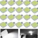 20PCS T10 921 922 912 194 RV Interior LED Light Bulbs, Super Bright LED Bulbs Replacement Lighting 36-SMD 2835 6500K White for 12V RV Camper Trailer Motorhome Boat Dome Car Marine Ceiling Indoor Light