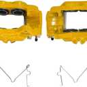 4773060350 4775060350 Front Brake Calipers with Bracket Yellow Set