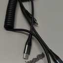 USB C to C Cable 3ft 2Pack Coiled USB C Charger Cable for Car Type C Fast Charging Cable for iPhone 17/16/15/Plus/Pro/Pro Max/Samsung Galaxy S23