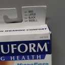 Truform 20-30 mmHg Compression Stockings for Men and Women Knee High Length Closed Toe, Black, Large (Large (1 Pair))