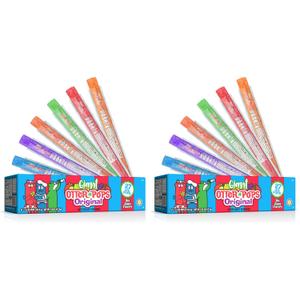 Otter Pops, Giant Original 5.5oz, 27 Ice Pops, Six Zippy Flavors,Gluten free (Pack of 2), BBD 07/2027