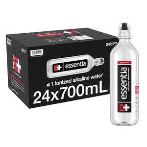 Essentia Water LLC, Ionized Alkaline Bottled Water; 99.9% Pure, Infused with Electrolytes, 9.5 pH or Higher with a Clean, Smooth Taste, 23.67 Fl Oz (Pack of 24) 05/28/2027