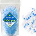1100 Cigarette Filters that Remove Tar and Chemical Cigarette Filter Tips Regular & King Size 8mm Blue Cigarette Holders,BPA-Free Smoking Experience Can be Carried in Cigarette Case
