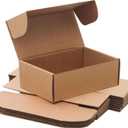 9x6x2'' Small Shipping Boxes for Packaging, YOUNGKEE 10 Pack Small Cardboard Boxes for Crafts, Recyclable Corrugated Boxes for online Business, Mailer, Gift Packing, Jewelry Box Shipping, Brown