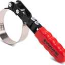 Spurtar Extra Small Oil Filter Wrench, Swivel Oil Filter Removal Tool, Fits Filters 2-3/4" to 3-1/4" (70-83mm) for 4S Shop Auto Repair Mechanic DIY Generator Small Engine