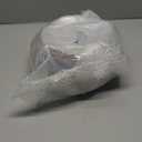 SUT 100Pcs Clear Plastic Plates, Hammered Plates Disposable Heavy Duty, Clear Disposable Plates With Gold Rim, Fancy Plastic plates Include 50 Dinner plate and 50 Dessert plate for Wedding