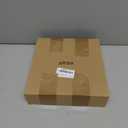 Marsui Square Side Table Small Drink Pedestal Wood End Table Cocktail Coffee Desk for Living Room Small Spaces Bedroom Sofa Corners and Office (Brown)