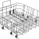 20007189 20000533 Dishwasher Lower Rack Replacement for Bosch Dishwasher Parts Lower Dishrack Rollers Thermador 300 500 800 Series Dishwasher Bottom Rack Wheels SHP865ZD5N SHE68T55UC -20.9" x 21.8"