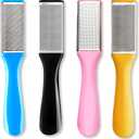 4 Pcs Pedicure Foot Files Callus Remover with Double Sided Feet Rasp for Dead Skin - Professional Foot Care Tools to Removes Hard Skin Corns for Dry and Wet Feet