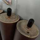 Airy Abode Premium Walnut Wood Furniture Legs (Full Install Kit) - Pick Your Size and Color (4 Inches, Brown)